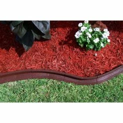 Vigoro EcoBorder 4 ft. Red Rubber Edging (48-Count/Pallet) -VIGORO Sales red vigoro rubber edging ecobrd rd 48 44 1000