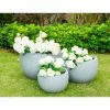 KANTE 20 in., 16 in. and 12 in. W Round Slate Gray Concrete/Fiberglass Indoor Outdoor Elegant Bowl Planters (Set of 3) -VIGORO Sales slate gray kante plant pots osc0049abc c60611 64 1000