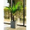KANTE 13 in. H Square Slate Gray Lightweight Concrete/Fiberglass Indoor Outdoor Modern Planter -VIGORO Sales slate gray kante plant pots osf0007a c60611 64 1000