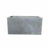 KANTE 23 in. L Rectangular Slate Gray Concrete/Fiberglass Indoor Outdoor Modern Planter -VIGORO Sales slate gray kante plant pots osf0104a c60611 64 1000