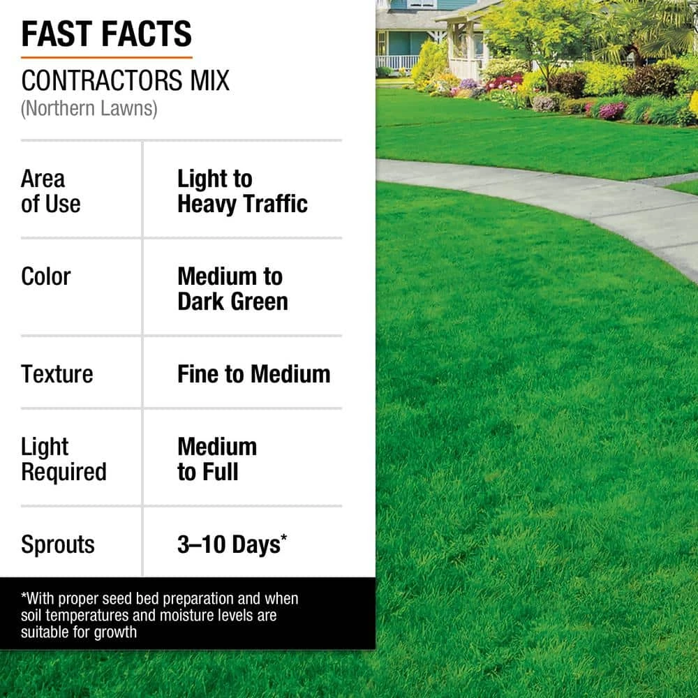 Vigoro 20 lbs. Contractor's Grass Seed Northern Mix with Water Saver Seed Coating 14 Vigoro 20 lbs. Contractor's Grass Seed Northern Mix with Water Saver Seed Coating - Image 12