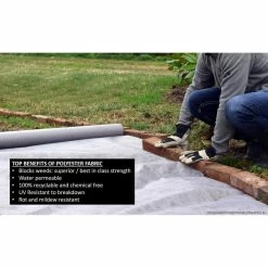 Vigoro 4 ft. x 100 ft. Heavy-Duty Polyester Weed Barrier Landscape Fabric 19 Vigoro 4 ft. x 100 ft. Heavy-Duty Polyester Weed Barrier Landscape Fabric -VIGORO Sales vigoro landscape fabric 2549rv 76 1000