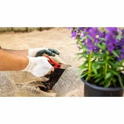 Vigoro 3 ft. x 24 ft. 100% Natural Burlap Landscape Fabric -VIGORO Sales vigoro landscape fabric nmvb0324 77 1000