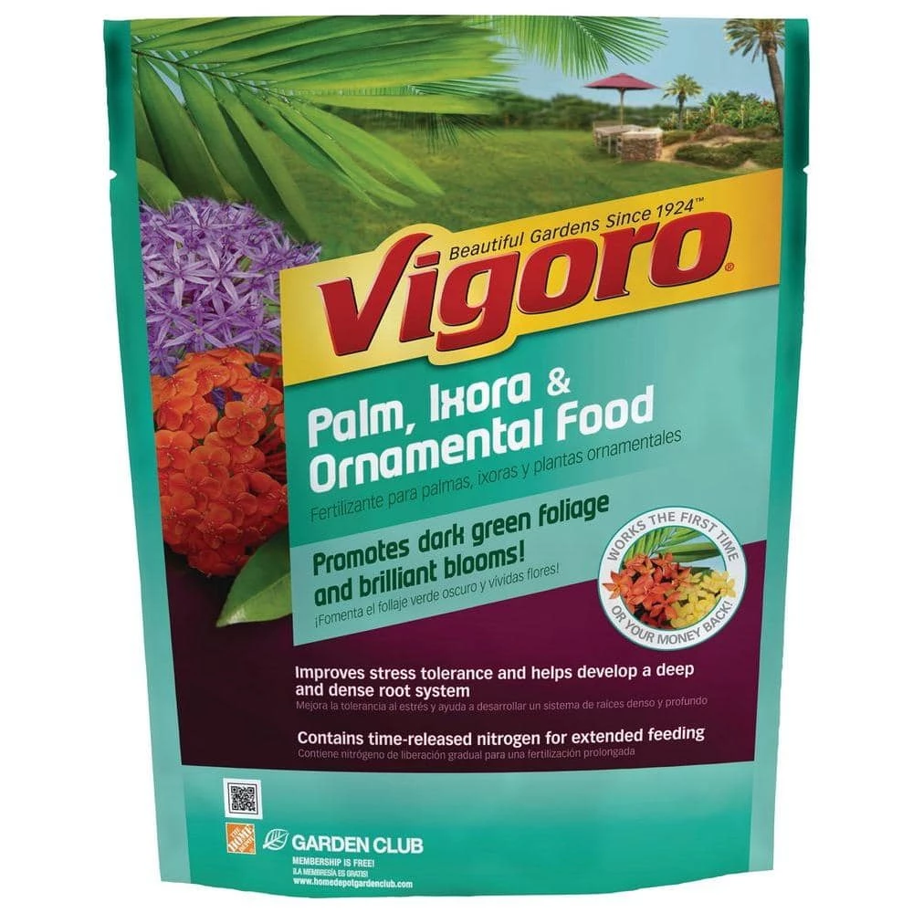 Vigoro 3.5 lb. All Season Palm, Ixora and Ornamental Plant Food (8-4-8) 3 Vigoro 3.5 lb. All Season Palm, Ixora and Ornamental Plant Food (8-4-8)