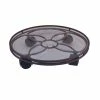 Vigoro 13.6 in. x 13.6 in. x 2.8 in. Brown Metal Plant Caddy -VIGORO Sales vigoro planter caddies 154208 64 1000