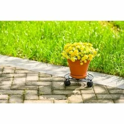 Vigoro 10 in. OPP Metal Wire Plant Caddy -VIGORO Sales vigoro planter caddies 710266500 1f 1000