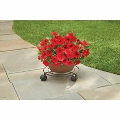 Vigoro 10 in. OPP Metal Wire Plant Caddy