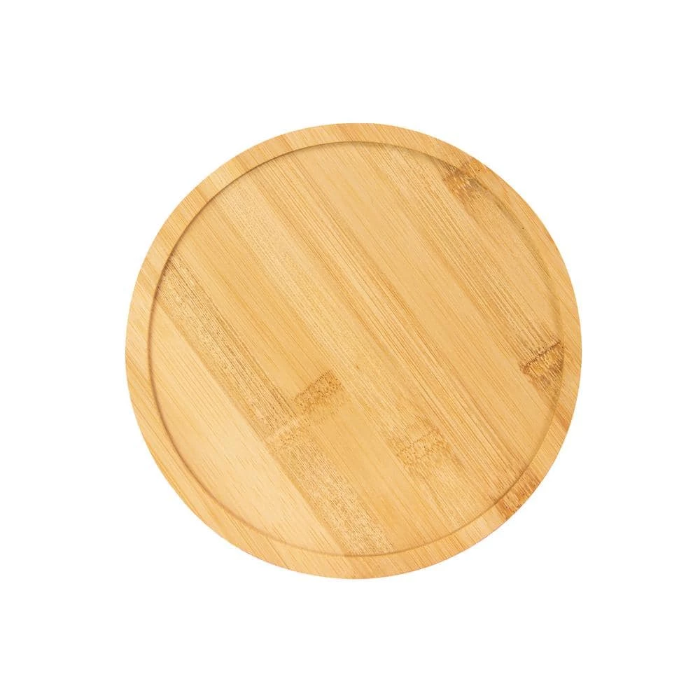 Vigoro 8 in. Bamboo Plant Saucer 3 Vigoro 8 in. Bamboo Plant Saucer