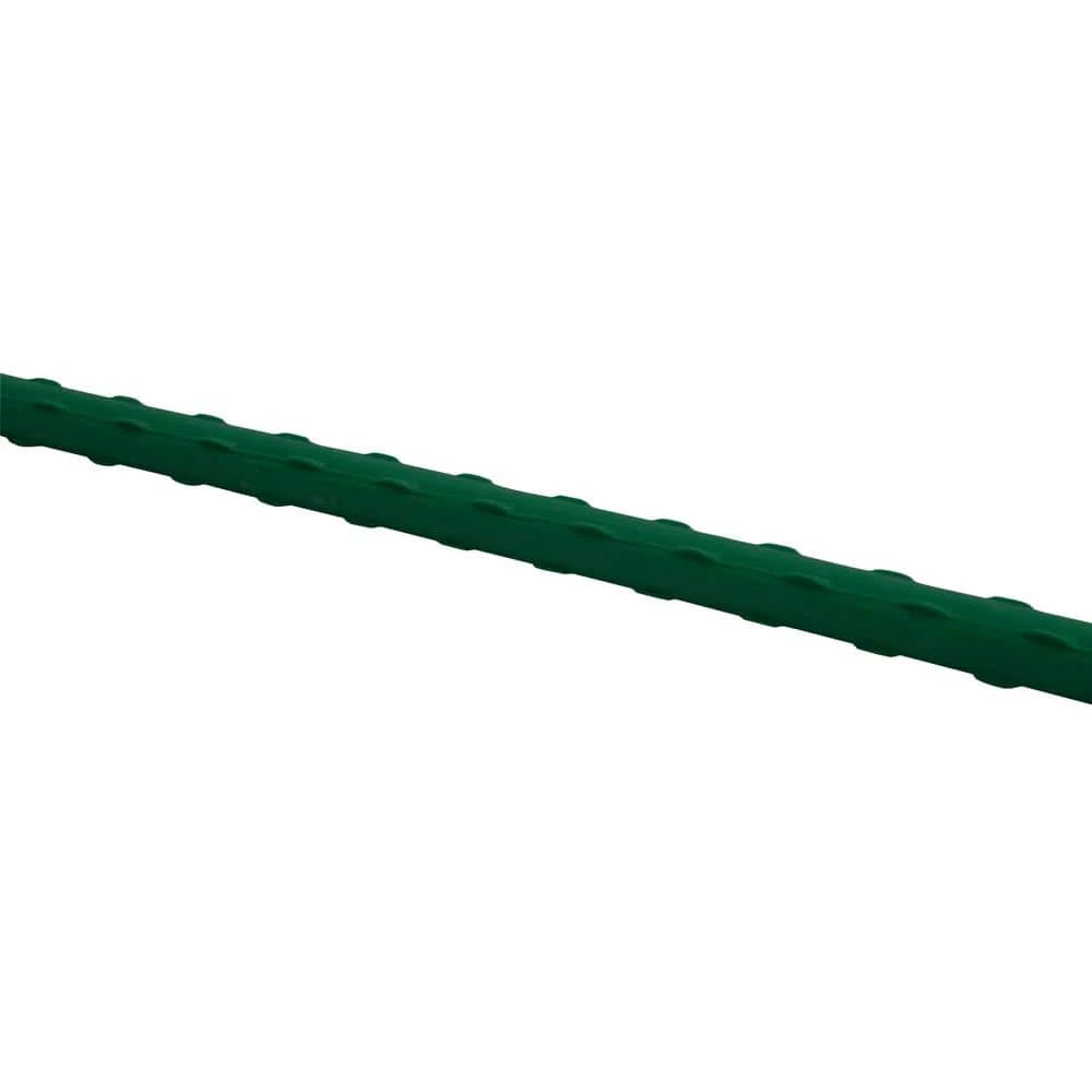 Vigoro 4 ft. Green Colored Steel Core Garden Stake 6 Vigoro 4 ft. Green Colored Steel Core Garden Stake - Image 4