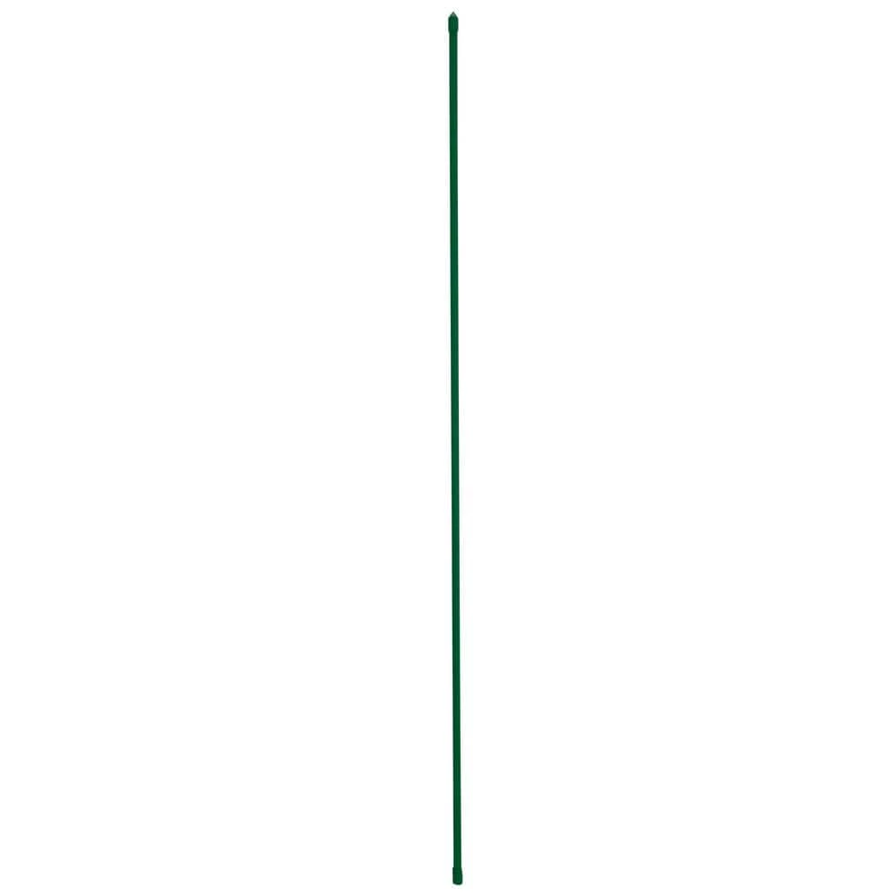 Vigoro 4 ft. Green Colored Steel Core Garden Stake 9 Vigoro 4 ft. Green Colored Steel Core Garden Stake - Image 7