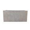 KANTE 31 in. L Rectangular Weathered Concrete/Fiberglass Indoor Outdoor Elegant Planter -VIGORO Sales weathered concrete kante plant pots osf0104b c80021 2 64 1000