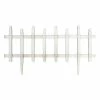 Vigoro 12 in. H White Classic Picket Style Plastic Garden Fence -VIGORO Sales white plastic resin vigoro garden fencing 51502 64 1000