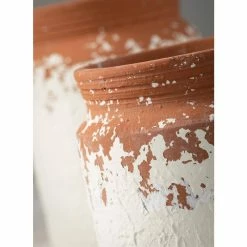 SULLIVANS White Ceramic Speckled Container (Set of 2) -VIGORO Sales white sullivans plant pots cm2936 4f 1000