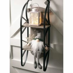 SULLIVANS 8.75 in. Snowflake Lantern with LED Pillar Candle -VIGORO Sales whites sullivans outdoor lanterns sea44233ln 1f 1000